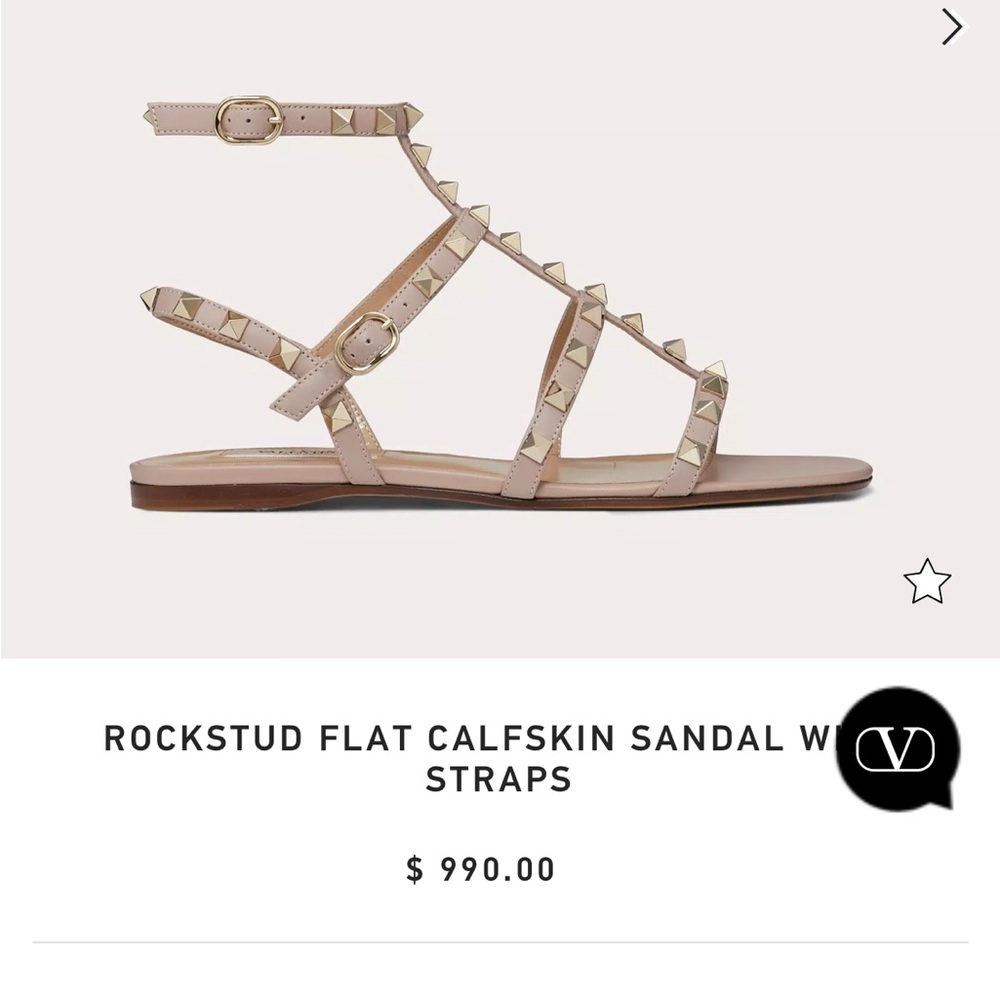 BRAND NEW Valentino Garavani Rockstud Sandal